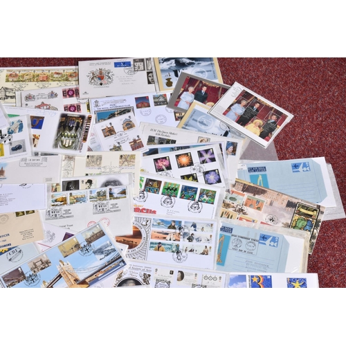 28 - MOSTLY GB FDCS IN FIVE SHOE BOXES, dating from the 1960s to 2000s some are signed and there are many... 