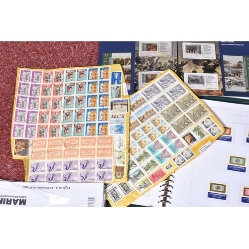 40 - LARGE COLLECTION OF ITALY STAMPS AND COVERS IN THIRTEEN ALBUMS FROM 1950s to 2014, high levels of co... 