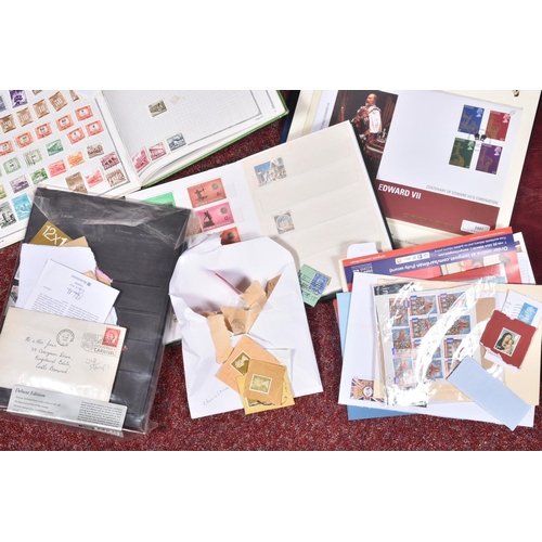 45 - COLLECTION OF STAMPS IN SIX ALBUMS including a range of FDCs, a few GB Presentation packs with usefu... 