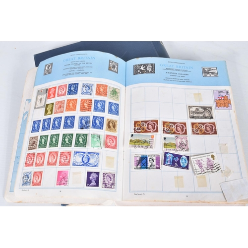 7 - MAINLY COMMONWEALTH MINT AND USED COLLECTION IN TWO JUNIOR TYPE ALBUMS AND FULL SIZED LOOSE LEAF ALB... 