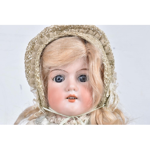 74 - AN ARMAND MARSEILLE BISQUE HEAD DOLL, c.1909, nape of neck marked '370 A.M-2/0-DEP Armand Marseille'... 