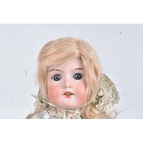 74 - AN ARMAND MARSEILLE BISQUE HEAD DOLL, c.1909, nape of neck marked '370 A.M-2/0-DEP Armand Marseille'... 