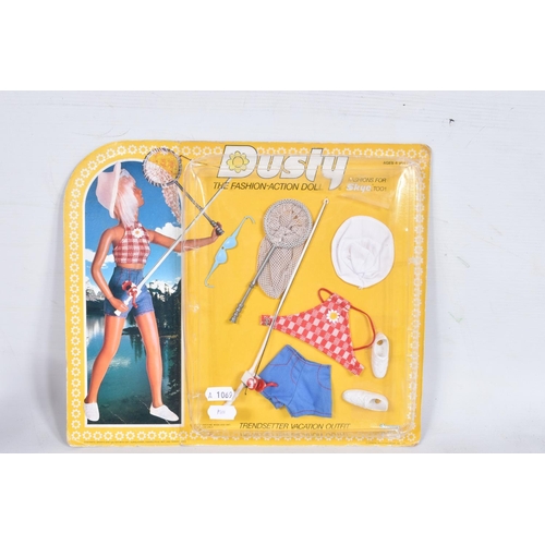 83 - AN UNBOXED G.M.F.G. KENNER DENYS FISHER DUSTY DOLL, appears complete and in fair condition, with a K... 