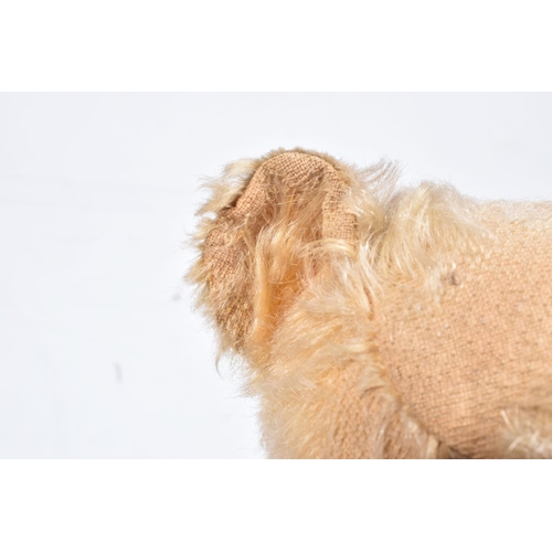 88 - AN FARNELL ALPHA GOLDEN PLUSH MOHAIR TEDDY BEAR, c.1930's, amber and black glass eyes, long muzzle w... 