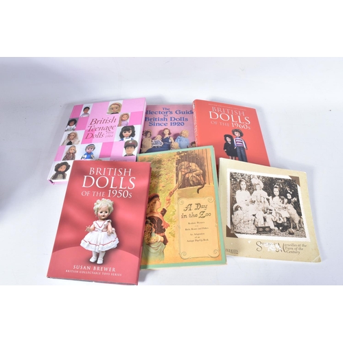 107 - A QUANTITY OF DOLL, TEDDY BEAR AND TOY RELATED BOOKS. assorted reference and history books, dolls ho... 