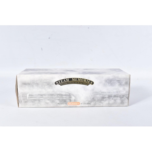 116 - A PART BOXED JULIANA COLLECTION HAND FINISHED RESIN MODEL OF A STEAM ROLLER, part of flywheel has br... 