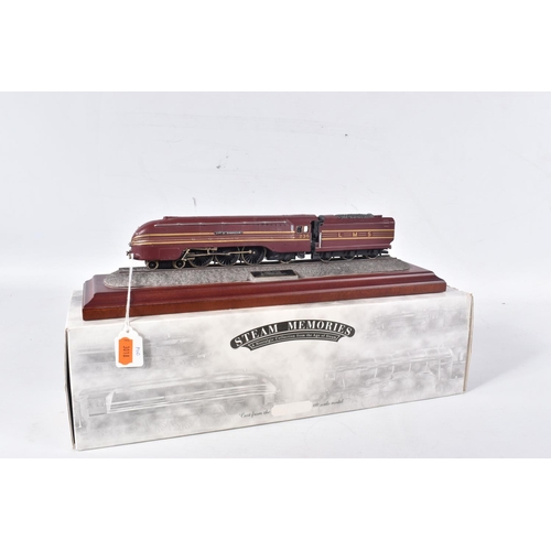 116 - A PART BOXED JULIANA COLLECTION HAND FINISHED RESIN MODEL OF A STEAM ROLLER, part of flywheel has br... 