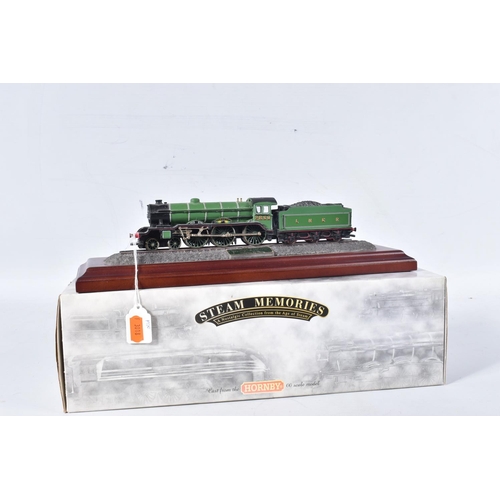 116 - A PART BOXED JULIANA COLLECTION HAND FINISHED RESIN MODEL OF A STEAM ROLLER, part of flywheel has br... 