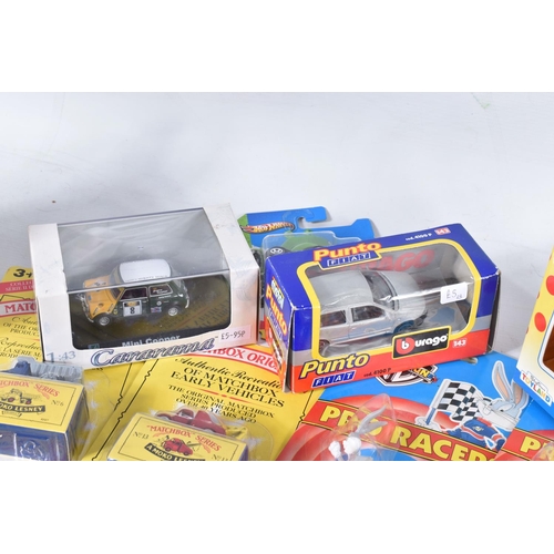 117 - A QUANTITY OF BOXED MODERN DIECAST VEHICLES, to include Matchbox Thunderbirds, Captain Scarlet and S... 