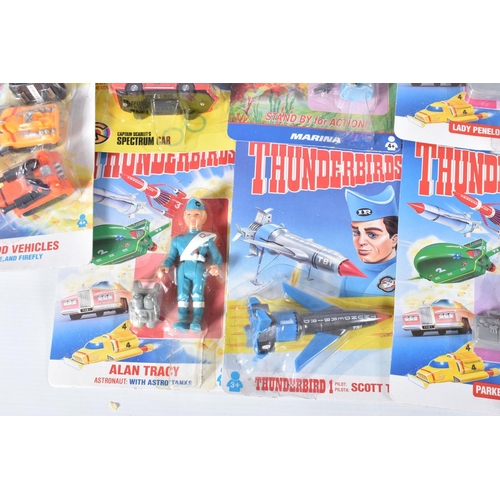 117 - A QUANTITY OF BOXED MODERN DIECAST VEHICLES, to include Matchbox Thunderbirds, Captain Scarlet and S... 