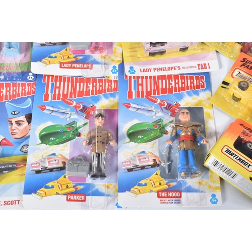 117 - A QUANTITY OF BOXED MODERN DIECAST VEHICLES, to include Matchbox Thunderbirds, Captain Scarlet and S... 