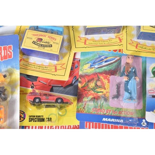 117 - A QUANTITY OF BOXED MODERN DIECAST VEHICLES, to include Matchbox Thunderbirds, Captain Scarlet and S... 