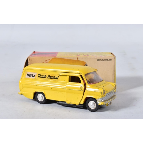 123 - TWO BOXED DINKY TOYS FORD TRANSIT VANS, No.407, both type 1 casting, promotional issues 'Kenwood Dom... 