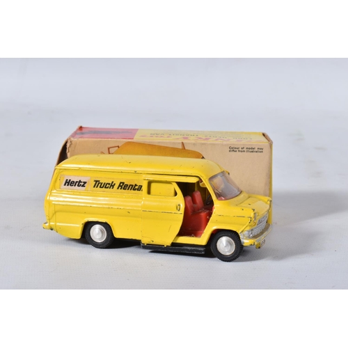 123 - TWO BOXED DINKY TOYS FORD TRANSIT VANS, No.407, both type 1 casting, promotional issues 'Kenwood Dom... 