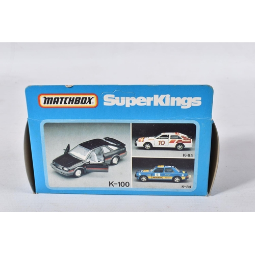 124 - A QUANTITY OF BOXED MATCHBOX SUPERKINGS FORD SIERRA CAR MODELS, No.K-100 (XR4i) and K-162 (RS 500 Co... 