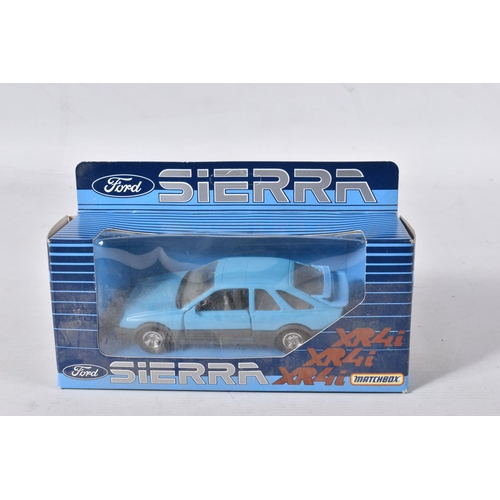 124 - A QUANTITY OF BOXED MATCHBOX SUPERKINGS FORD SIERRA CAR MODELS, No.K-100 (XR4i) and K-162 (RS 500 Co... 