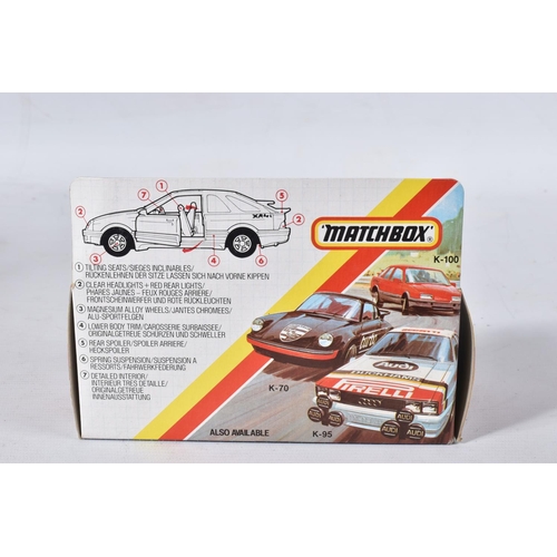 124 - A QUANTITY OF BOXED MATCHBOX SUPERKINGS FORD SIERRA CAR MODELS, No.K-100 (XR4i) and K-162 (RS 500 Co... 