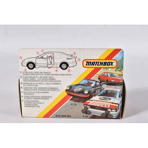 124 - A QUANTITY OF BOXED MATCHBOX SUPERKINGS FORD SIERRA CAR MODELS, No.K-100 (XR4i) and K-162 (RS 500 Co... 