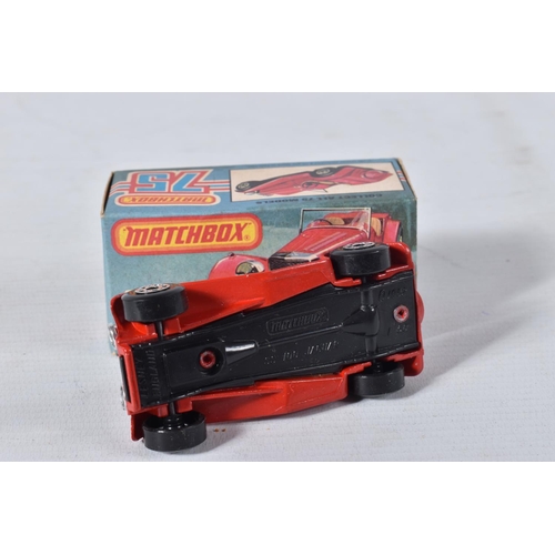 127 - A QUANTITY OF BOXED MATCHBOX SUPERFAST 1-75 SERIES DIECAST VEHICLES, to include a number of Ford car... 