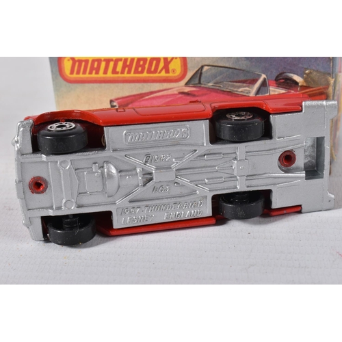 127 - A QUANTITY OF BOXED MATCHBOX SUPERFAST 1-75 SERIES DIECAST VEHICLES, to include a number of Ford car... 