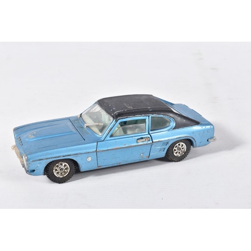 137 - THREE DINKY TOYS 1/25 SCALE FORD CAPRI MODELS, unboxed No.2162, part boxed Rally Car, No.2214 and bo... 