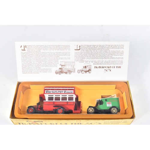 160 - A QUANTITY OF BOXED CORGI CLASSICS FORD MODEL T VANS AND TANKER MODELS, to include J. Lyons & Co. va... 