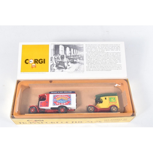 160 - A QUANTITY OF BOXED CORGI CLASSICS FORD MODEL T VANS AND TANKER MODELS, to include J. Lyons & Co. va... 