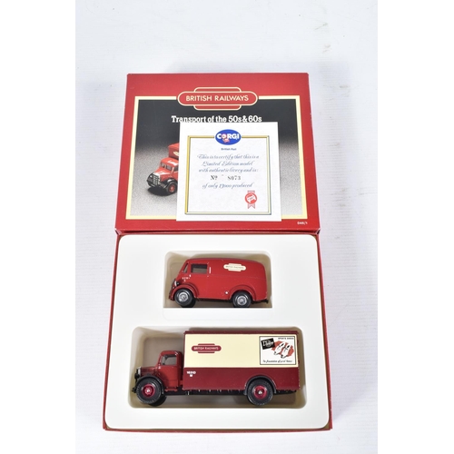 161 - A QUANTITY OF BOXED CORGI CLASSICS MODELS AND GIFT SETS, to include assorted Bedford O Series Pantec... 