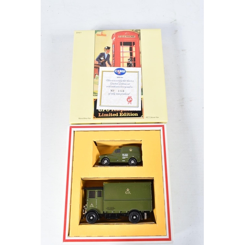 161 - A QUANTITY OF BOXED CORGI CLASSICS MODELS AND GIFT SETS, to include assorted Bedford O Series Pantec... 