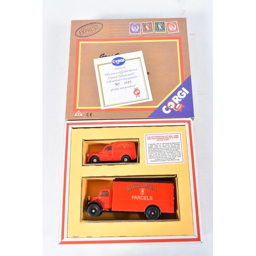 161 - A QUANTITY OF BOXED CORGI CLASSICS MODELS AND GIFT SETS, to include assorted Bedford O Series Pantec... 