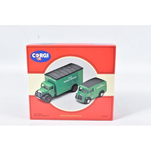 161 - A QUANTITY OF BOXED CORGI CLASSICS MODELS AND GIFT SETS, to include assorted Bedford O Series Pantec... 