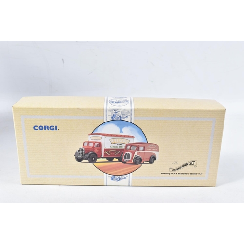 161 - A QUANTITY OF BOXED CORGI CLASSICS MODELS AND GIFT SETS, to include assorted Bedford O Series Pantec... 