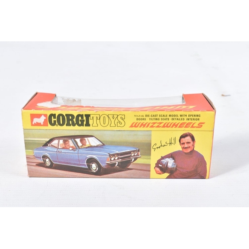 165 - A BOXED CORGI TOYS FORD CORTINA GXL, No.313, Whizzwheels, metallic bronze body with black roof, comp... 