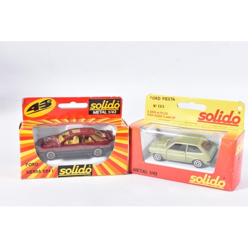 166 - A QUANTITY OF BOXED AND UNBOXED SOLIDO 1/43 SCALE DIECAST VEHICLES, vast majority are models of vari... 