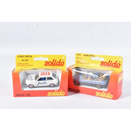 166 - A QUANTITY OF BOXED AND UNBOXED SOLIDO 1/43 SCALE DIECAST VEHICLES, vast majority are models of vari... 