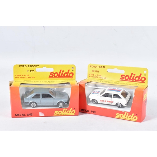 166 - A QUANTITY OF BOXED AND UNBOXED SOLIDO 1/43 SCALE DIECAST VEHICLES, vast majority are models of vari... 