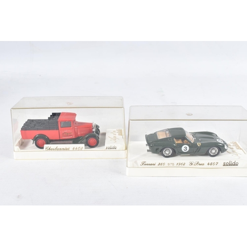 169 - A QUANTITY OF BOXED SOLIDO AGE D'OR DIECAST MODELS, all appear complete and in good condition, look ... 