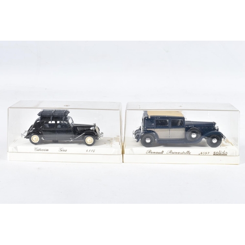 169 - A QUANTITY OF BOXED SOLIDO AGE D'OR DIECAST MODELS, all appear complete and in good condition, look ... 