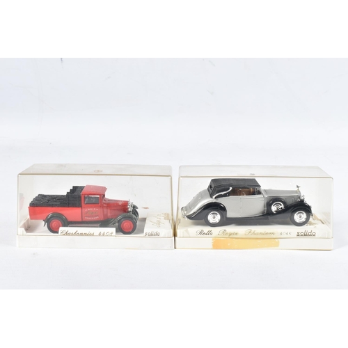 169 - A QUANTITY OF BOXED SOLIDO AGE D'OR DIECAST MODELS, all appear complete and in good condition, look ... 