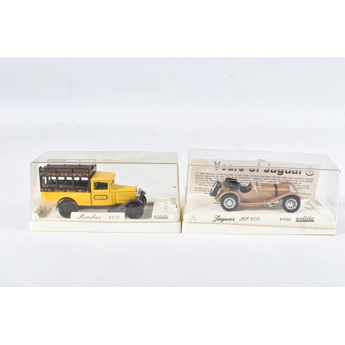 169 - A QUANTITY OF BOXED SOLIDO AGE D'OR DIECAST MODELS, all appear complete and in good condition, look ... 