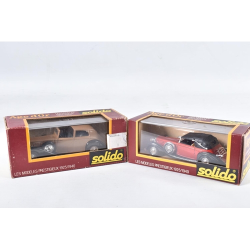 169 - A QUANTITY OF BOXED SOLIDO AGE D'OR DIECAST MODELS, all appear complete and in good condition, look ... 