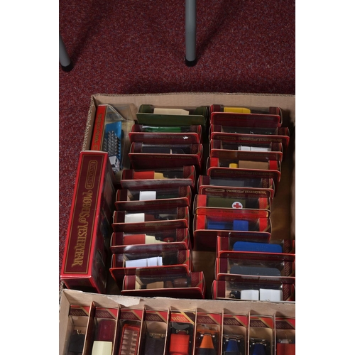 181 - A QUANTITY OF BOXED MATCHBOX MODELS OF YESTERYEAR MODELS, majority are 1970's and 1980's issues, inc... 