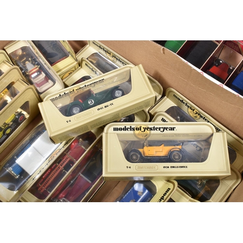 181 - A QUANTITY OF BOXED MATCHBOX MODELS OF YESTERYEAR MODELS, majority are 1970's and 1980's issues, inc... 