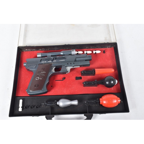 259 - A DE LUXE TOPPER TOYS MULTI-PISTOL 09 GUN SET, missing Barrel Extension, one short and three long bu... 