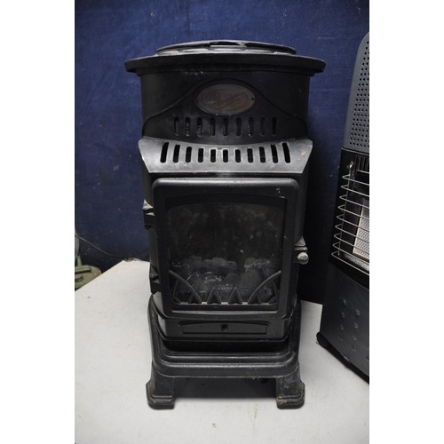 1074 - A PROVENCE GAS HEATER along with a Kampa LW21-2 gas heater