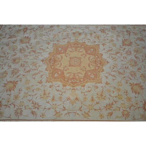 1249 - A LAURA ASHLEY TEMPLETON RUG, 263cm x 185cm