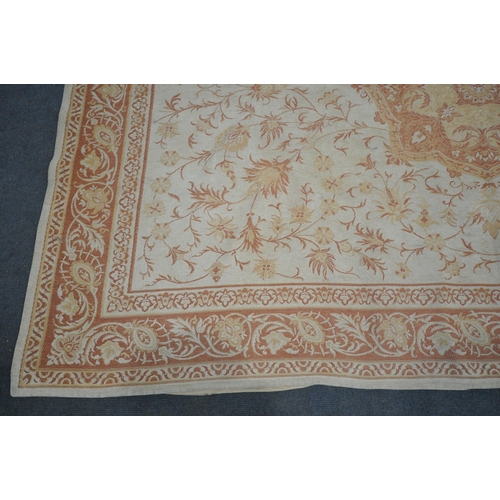 1249 - A LAURA ASHLEY TEMPLETON RUG, 263cm x 185cm