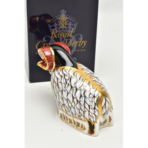 775A - A BOXED ROYAL CROWN DERBY 'DERBY RAM' PAPERWEIGHT, exclusive to The Royal Crown Derby Visitors Centr... 