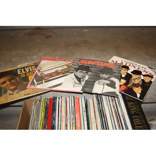 841 - THREE TRAYS CONTAINING OVER TWO HUNDREF AND THIRTY LPs AND 7in SINGLES including Born to Run and Bor... 