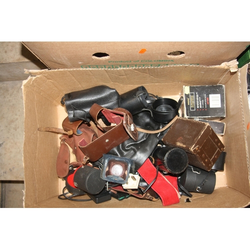 856 - FOUR TRAYS CONTAINING CAMERAS AND EQUIPMENT including a Nikon F50 with 28-70mm lens, a Voigtlander V... 